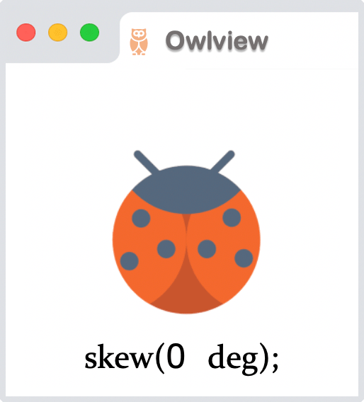 skew()の動作イメージ